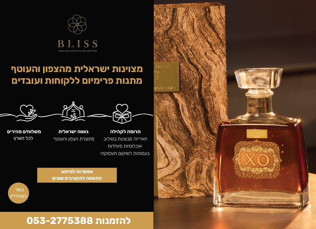 עיצוב פרסומת — BLISS Lifestyle